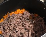 Foto del paso 3 de la receta: Tacos 🌮 a mi manera colombianizados con plátano maduro y carne desmechada