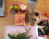 Foto del paso 1 de la receta: Gravlax de salmón