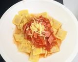 รูปขั้นตอนการทำที่ 4 ของ Ravioli ซอสมะเขือเทศ