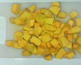 A picture of step 2 of Pumpkin Chapati.
