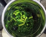 A picture of step 2 of Palak Paneer.
