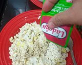 Foto langkah ke 3 dari resep Pepes Tahu Telor Asin.