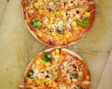 A picture of step 5 of Corn and capsicum pizza.