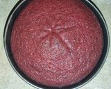 A picture of step 9 of Red velvet cake 🎂🍰.