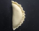 A picture of step 7 of Almond Ghughra (gujiye).