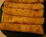 A picture of step 6 of Turmeric chapati.