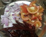 A picture of step 2 of King fish sambal.