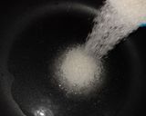 A picture of step 1 of Sugar syrup.