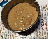 A picture of step 4 of Eggless Coffee Cake (in pressure cooker).