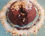 Foto del passaggio 3 della ricetta Tortino con cuore fondente con cocco e nocciole