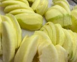 Karamellás-almás kavart recept fázis 1 fotója