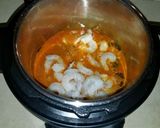 A picture of step 7 of Instant Pot Shrimp curry.