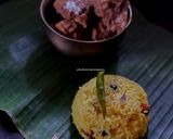 A picture of step 6 of Misti Pulao.