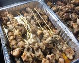 A picture of step 4 of Chicken Sate.