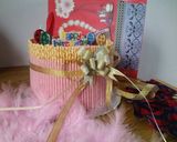 Foto langkah ke 14 dari resep Pocky Bday Cake #rainbow base cake# cepet,mudah,juara &tebel dikantong ('').