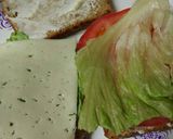 A picture of step 6 of Triple Stacked Egg and Tuna Sandwiches.