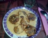 A picture of step 17 of Doudh Gokul pitha-famous in bengal.