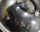 A picture of step 3 of Ringna no olo(kathiyawadi dhaba style).