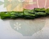 A picture of step 6 of Blanched Water Spinach with Black Sesame Sauce (Vegan).
