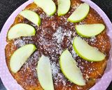 صورة لخطوة 7 من وصفة كيكة التفاح الأخضر مع الجوز 😋
