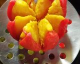 A picture of step 7 of Flower Balushahi.