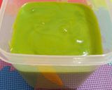 Foto langkah ke 2 dari resep Roti kukus belah topping Srikaya Pandan.