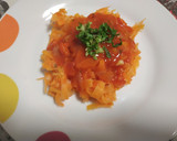 Foto del paso 5 de la receta: Tallarines de zanahorias con salsa