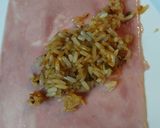A picture of step 2 of Honey Parched Rice Wrap.
