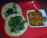 A picture of step 39 of Kulcha and bhuna chicken masala.
