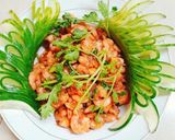 Hình bước làm 3 của món Tép rang xí muội