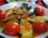 A picture of step 19 of Persian zucchini stew.