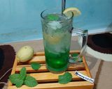 Foto langkah ke 3 dari resep 35. Es Campur Blewah Jeruk Sirup Melon.