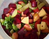 A picture of step 2 of Beetroot Amla Soup.
