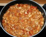 Zöldborsós sertésragu recept fázis 3 fotója