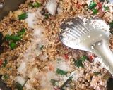 A picture of step 3 of Buckwheat veg pulao.