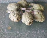 Foto del paso 1 de la receta Alcachofas en salsa blanca