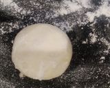 A picture of step 3 of Chicken momos.
