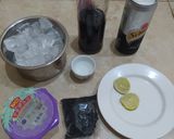 Foto langkah ke 1 dari resep Es Soda Anggur Jeruk Nipis.