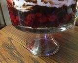 A picture of step 5 of Black Forest Trifle.