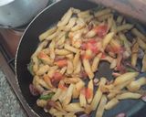 A picture of step 3 of Chips Masala.