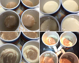 Foto del paso 3 de la receta: Bizcochitos a la taza, de chocolate blanco y negro - en olla