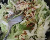 A picture of step 2 of Chicken and vegi Pasta.