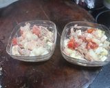 Foto del paso 8 de la receta Ensalada de melón, tomate, queso y atún1