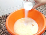 Flan de turrón