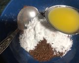 A picture of step 1 of Instant Marie biscuit Cake.