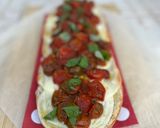 Foto del paso 5 de la receta: Pan pizza con tomates cherry asados, mozzarella y albahaca