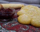 عکس مرحله 2 از دستور نان پیده
