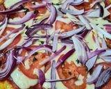 Foto del paso 6 de la receta: Pizza con masa de zanahoria, zucchini y harina de arroz