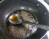 A picture of step 3 of Makhana coconut pak janmashtami special.