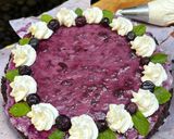 Foto langkah ke 8 dari resep Blueberry Cheese Cake (No Bake No Gelatine) 🍰🫐🌱.